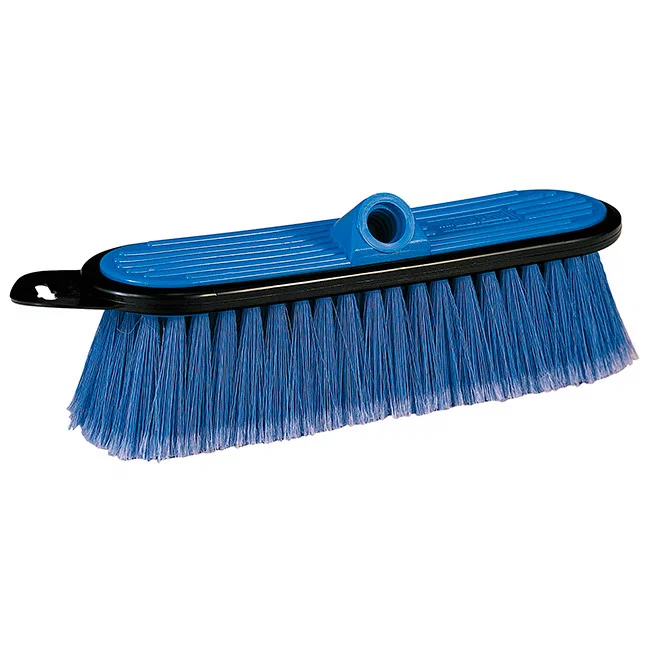 0405 – MR. LONGARM Car Wash Brush, 10 Inch Brush Width With Threaded Hole Without Handle Blue/ Soft Polystyrene Fiber...